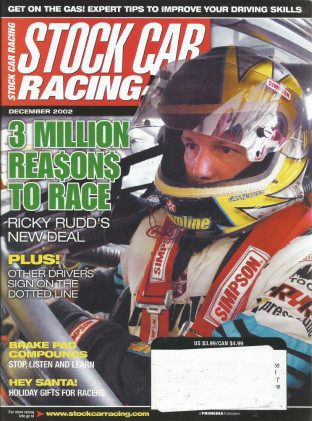 STOCK CAR RACING 2002 DEC - WALTRIP, HARMON, RUDD